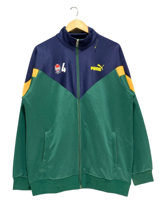 Puma Green For Men Zipper L