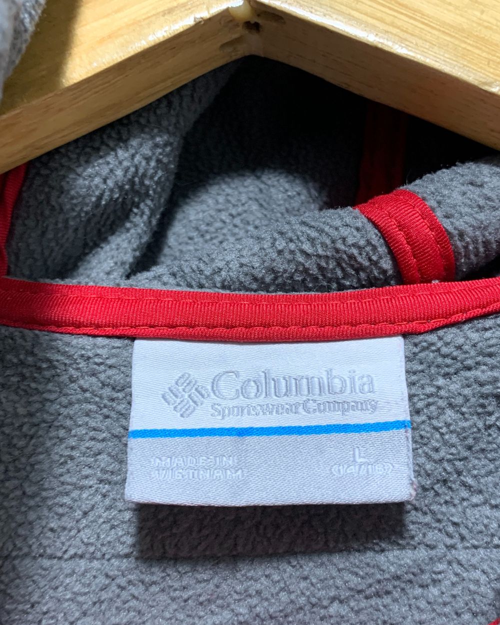 Columbia Gray For Boy  Zipper 18 Years