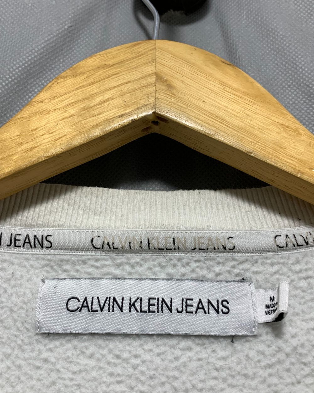 Calvin Klein White For Men Sweatshirt M