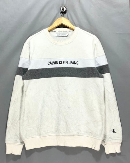 Calvin Klein White For Men Sweatshirt M