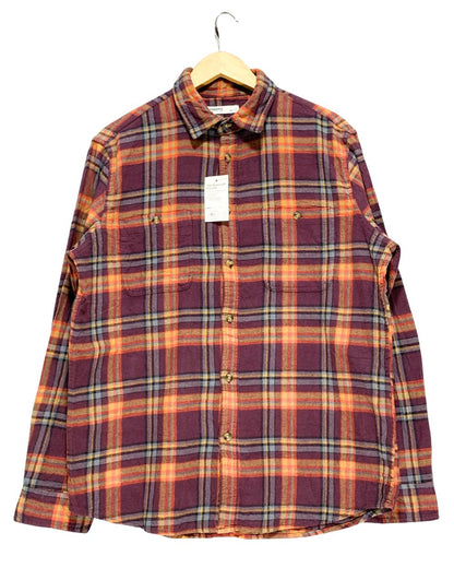 Sonoma Maroon Falalen Winter Shirt For Men Large