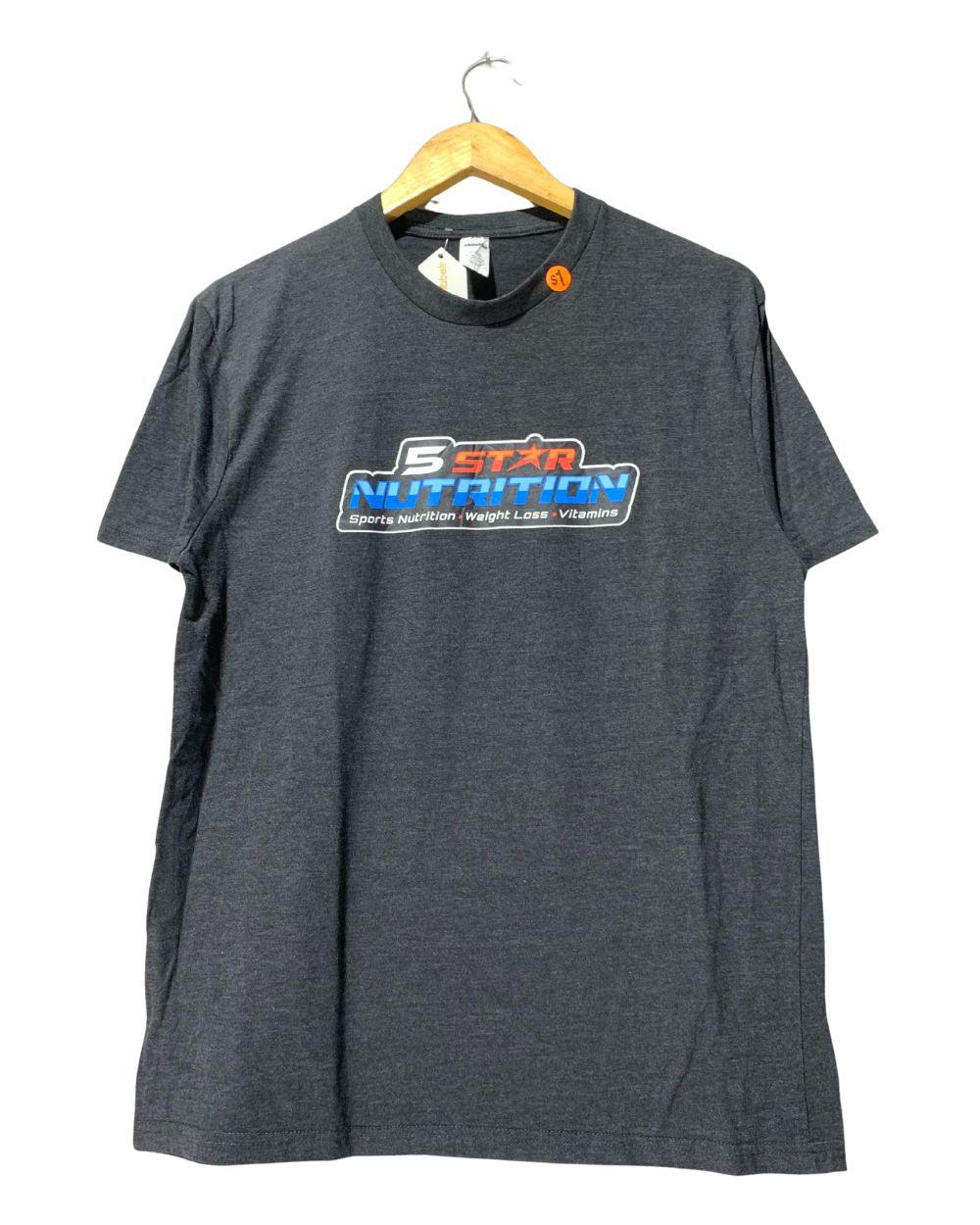 5 Star Nutrition For Men Cotton T Shirt Medium