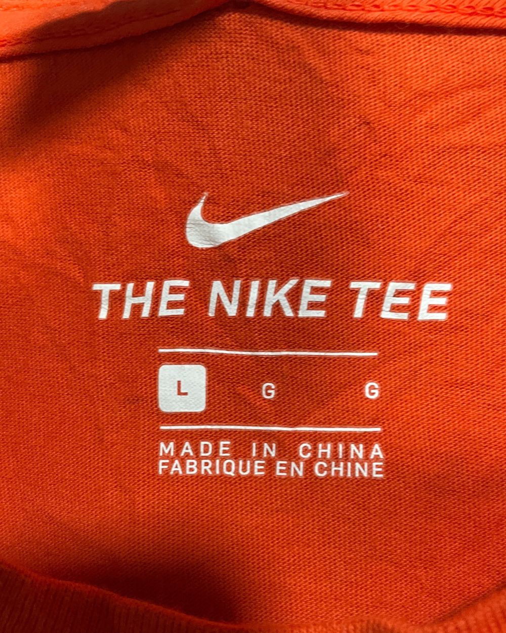 Nike The Tee For Men Cotton T Shirt Large