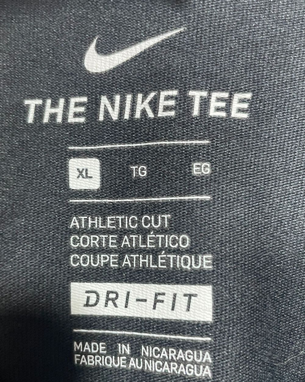 Nike The Tee For Men Cotton T Shirt Large