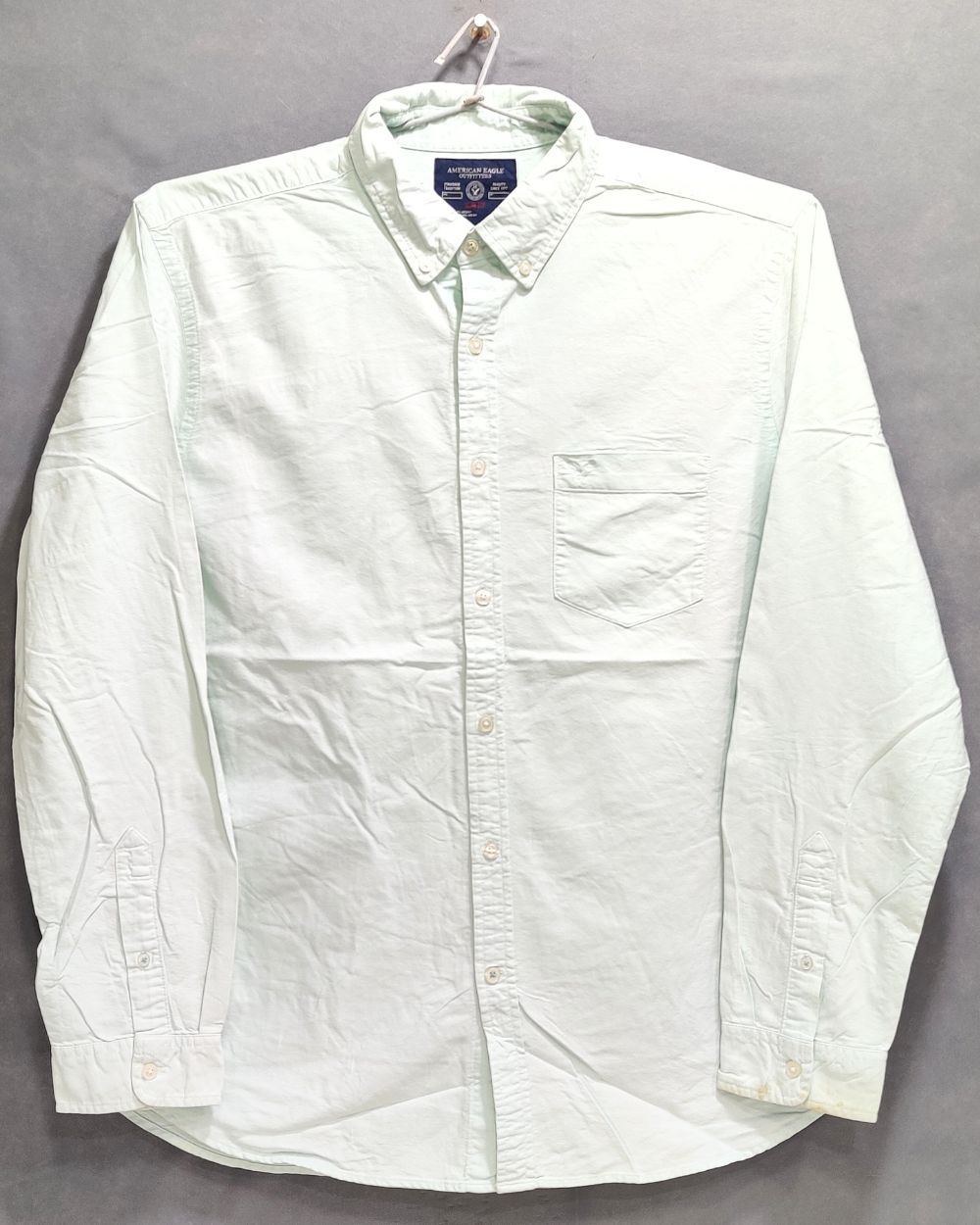 Aeropostale Branded Original White & Orang Cotton Shirt For Men
