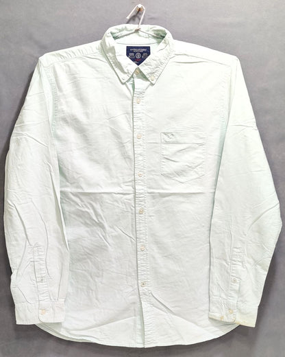 Aeropostale Branded Original White & Orang Cotton Shirt For Men