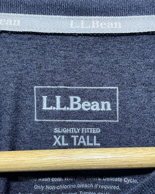 L.L.Bean Gray Sports T Shirt For Men XL