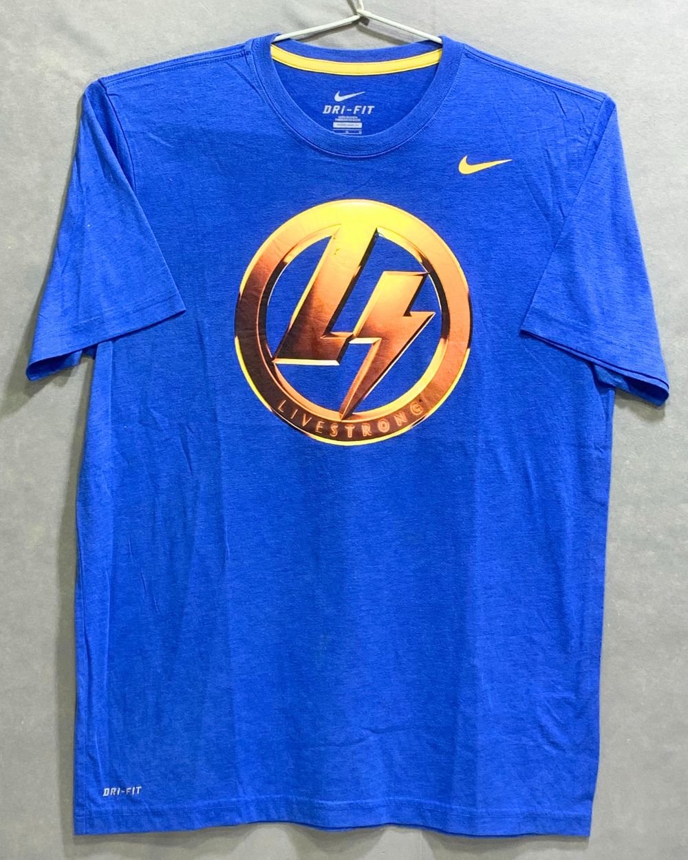 Nike Dri Fit Branded Original Blue Cotton T Shirt For Men