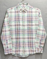 American Eagle Branded Original Green Cotton Shirt For Men