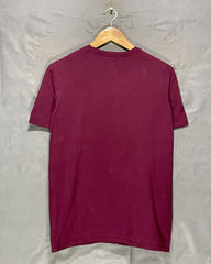 Nike Maroon Sports T Shirt For Men S