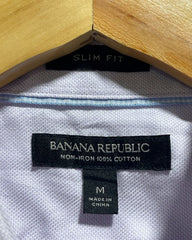Banana Republic Purple Cotton Shirt For Men Medium | Preloved Labels