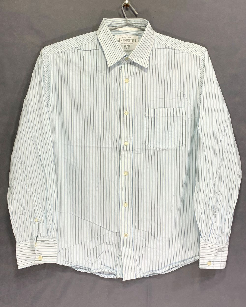 Aeropostale Branded Original White Cotton Shirt For Men