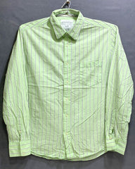 Aeropostale Branded Original Blue & Green  Cotton Shirt For Men