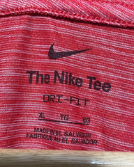 Nike Red Sports T Shirt For Men XL
