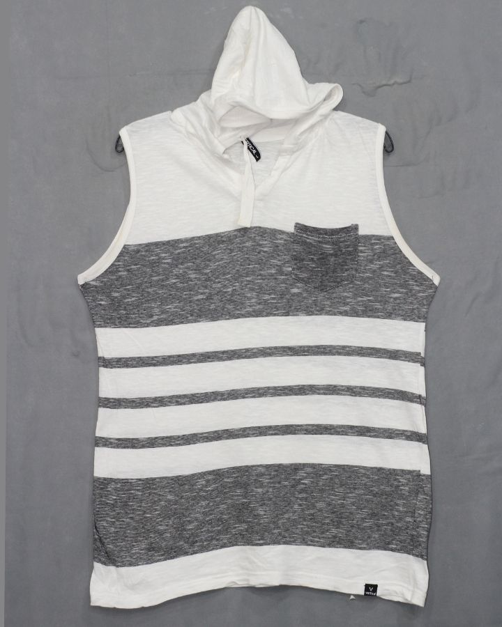 Vertical Branded Original Vest Hood T Shirt For Men | Preloved Labels