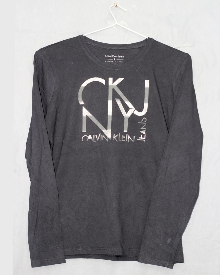Calvin Klein Jeans Branded Original Cotton T Shirt For Men | Preloved Labels