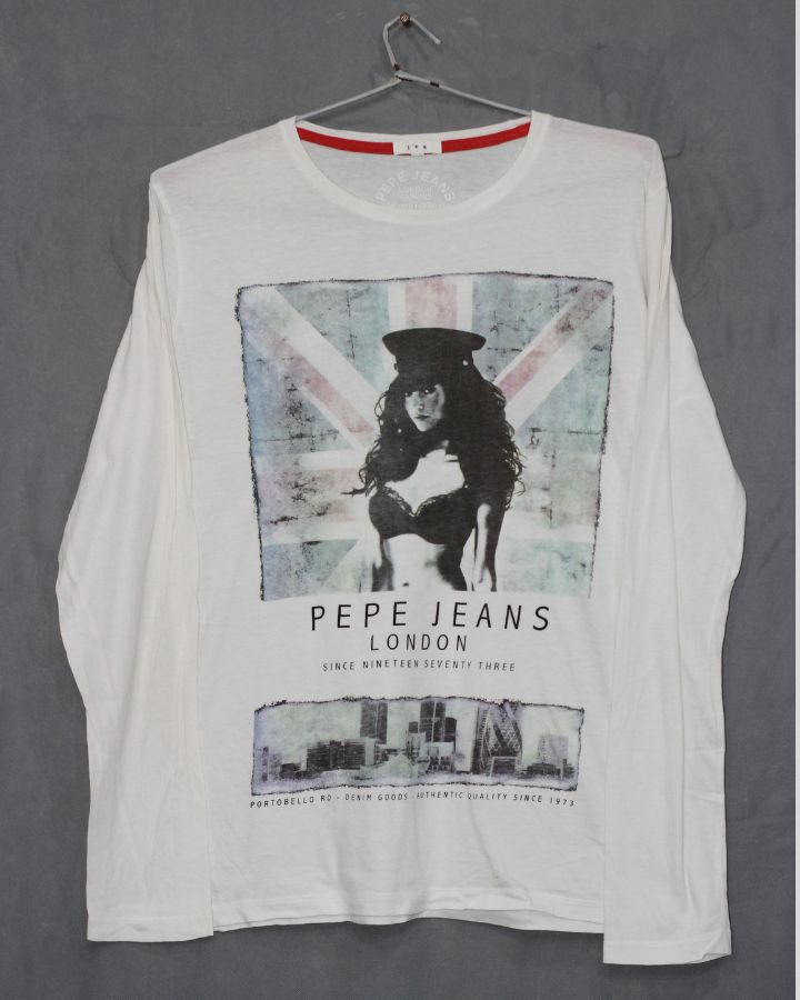 Pepe Jeans Branded Original Cotton T Shirt For Men | Preloved Labels