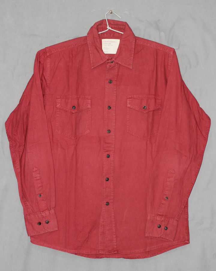 Wrangler Jeans Co Branded Original Denim Shirt For Men | Preloved Labels