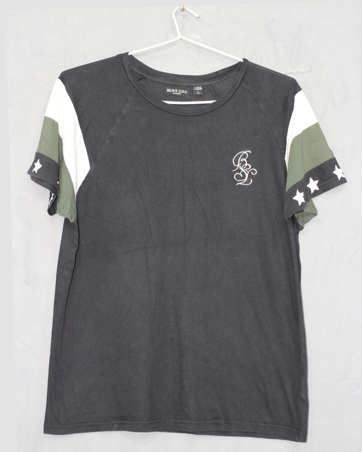 Brave Soul Branded Original Cotton T Shirt For Men | Preloved Labels