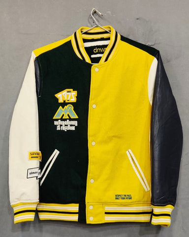 DNWR Branded Original Ban Collar Varsity Jacket For Men