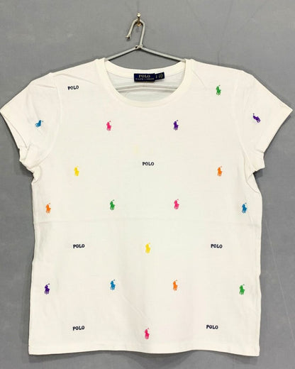 Polo Ralph Lauren Branded Original For Sports Women T Shirt