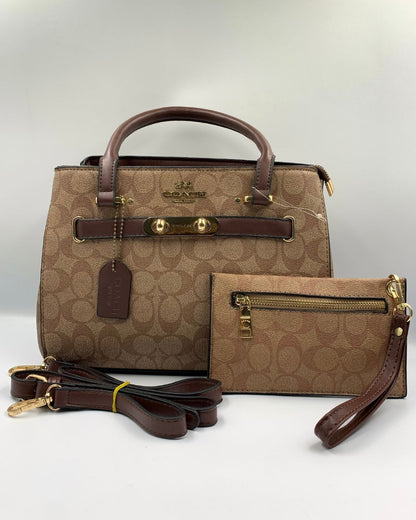 Co Brand PU Leather Stylish 2 Pcs For Woman Hand Bag