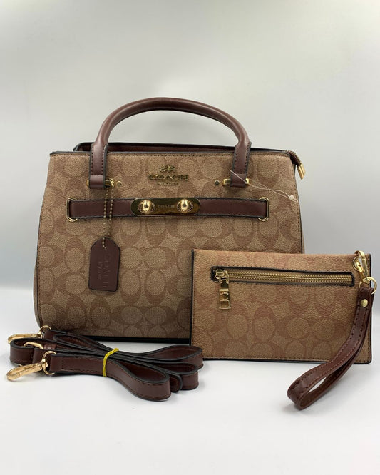 Co Brand PU Leather Stylish 2 Pcs For Woman Hand Bag