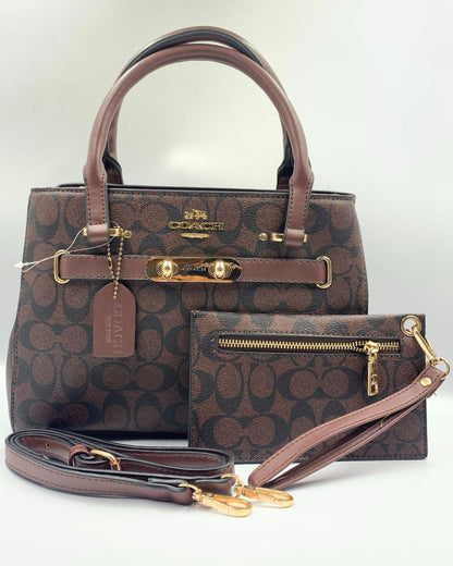 Co Brand PU Leather Stylish 2 Pcs For Woman Hand Bag