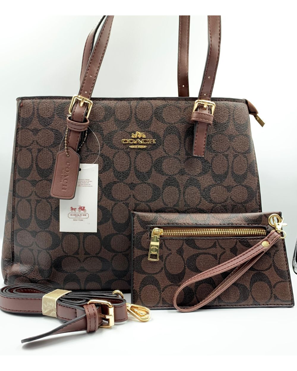 Co Brand PU Leather Stylish 2 Pcs For Woman Hand Bag