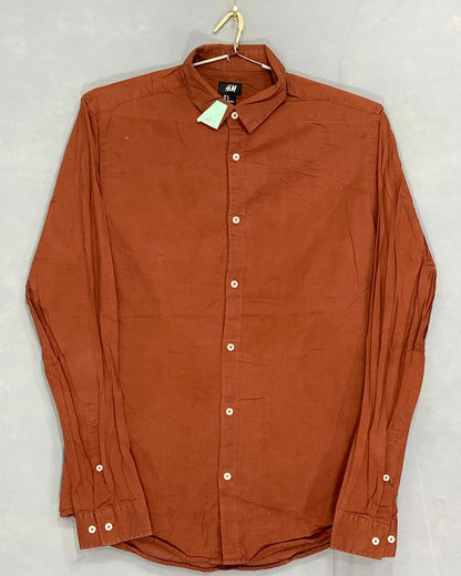 H&M Branded Original Cotton Shirt For Men