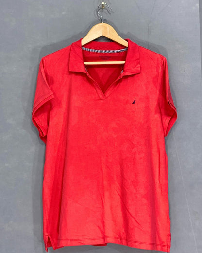 Nautica Branded Original For Cotton Women Polo T Shirt