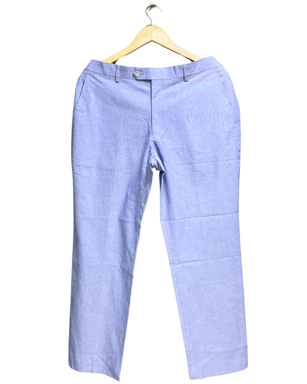 Tommy Hilfiger Blue Cotton Dress Pant For Men L