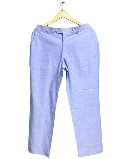 Tommy Hilfiger Blue Cotton Dress Pant For Men L