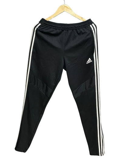 Adidas Black Polyester Jersey Sport Trouser For Men M