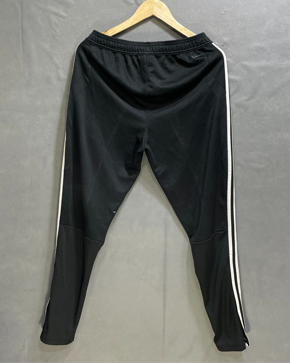 Adidas Black Polyester Jersey Sport Trouser For Men M