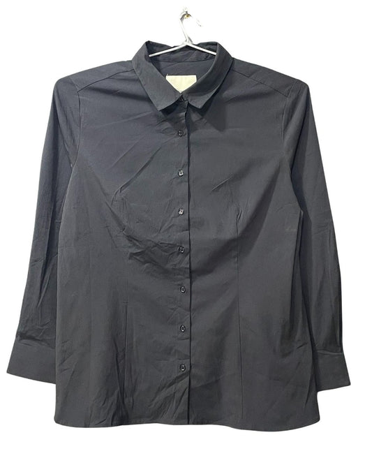 Denver Hayes Black Cotton For Women Tops X Large
