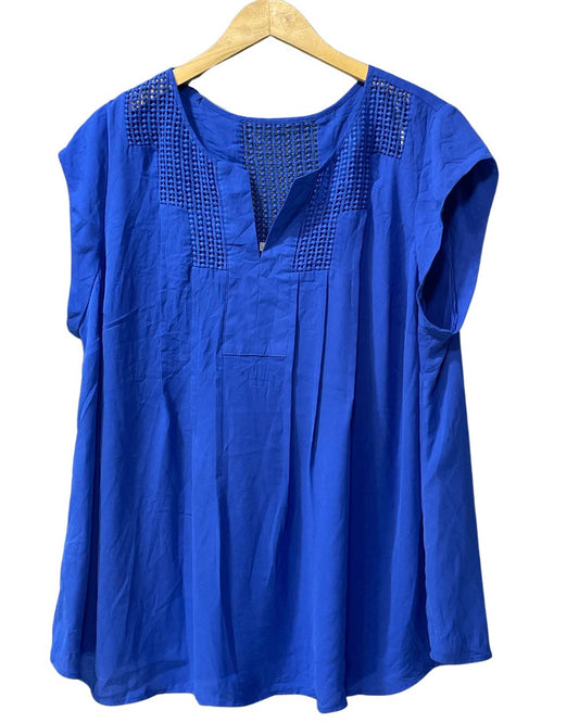 Danielrainn Blue Branded Original Cotton For Women Tops XX Large