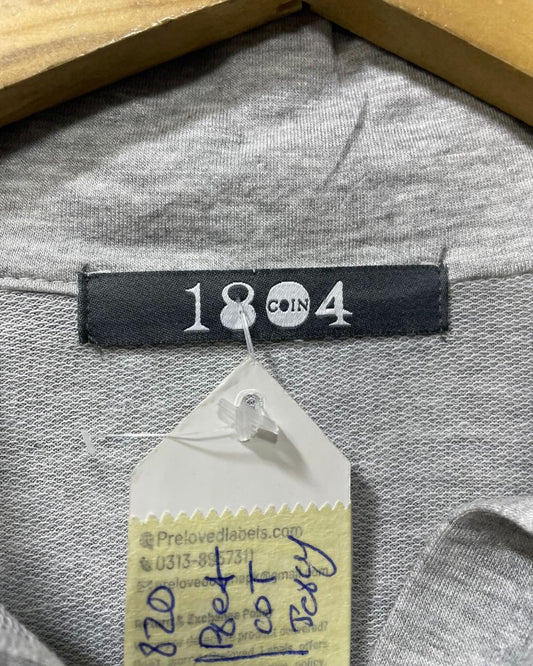 Preloved Labels Grey Branded Original Cotton Jersey For Women Tops X Large
