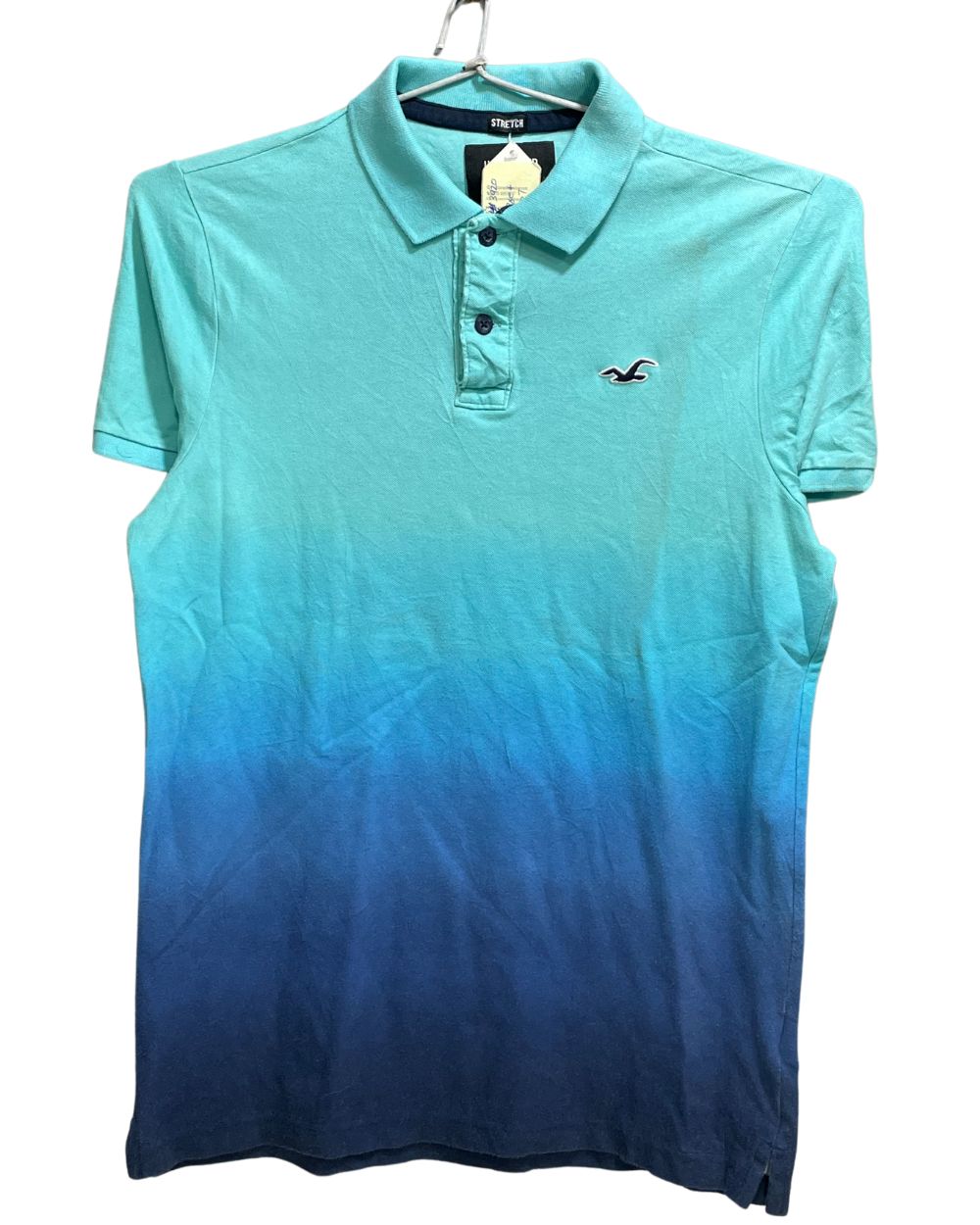 Hollister Multi Cotton Sport Polo T Shirt For Men Medium