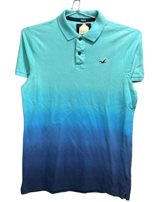 Hollister Multi Cotton Sport Polo T Shirt For Men Medium