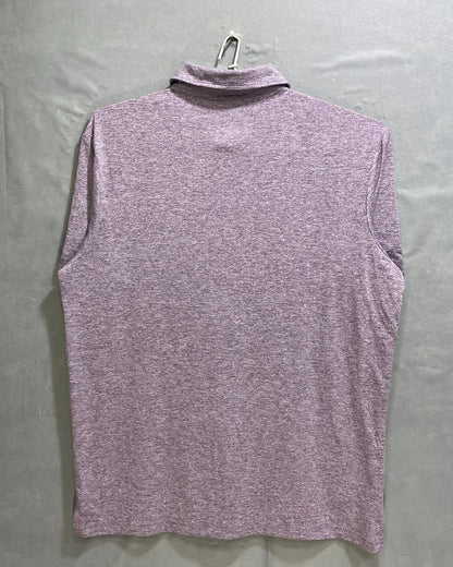 Hawker Rye Purple Polyester Sport Polo T Shirt For Men X Large