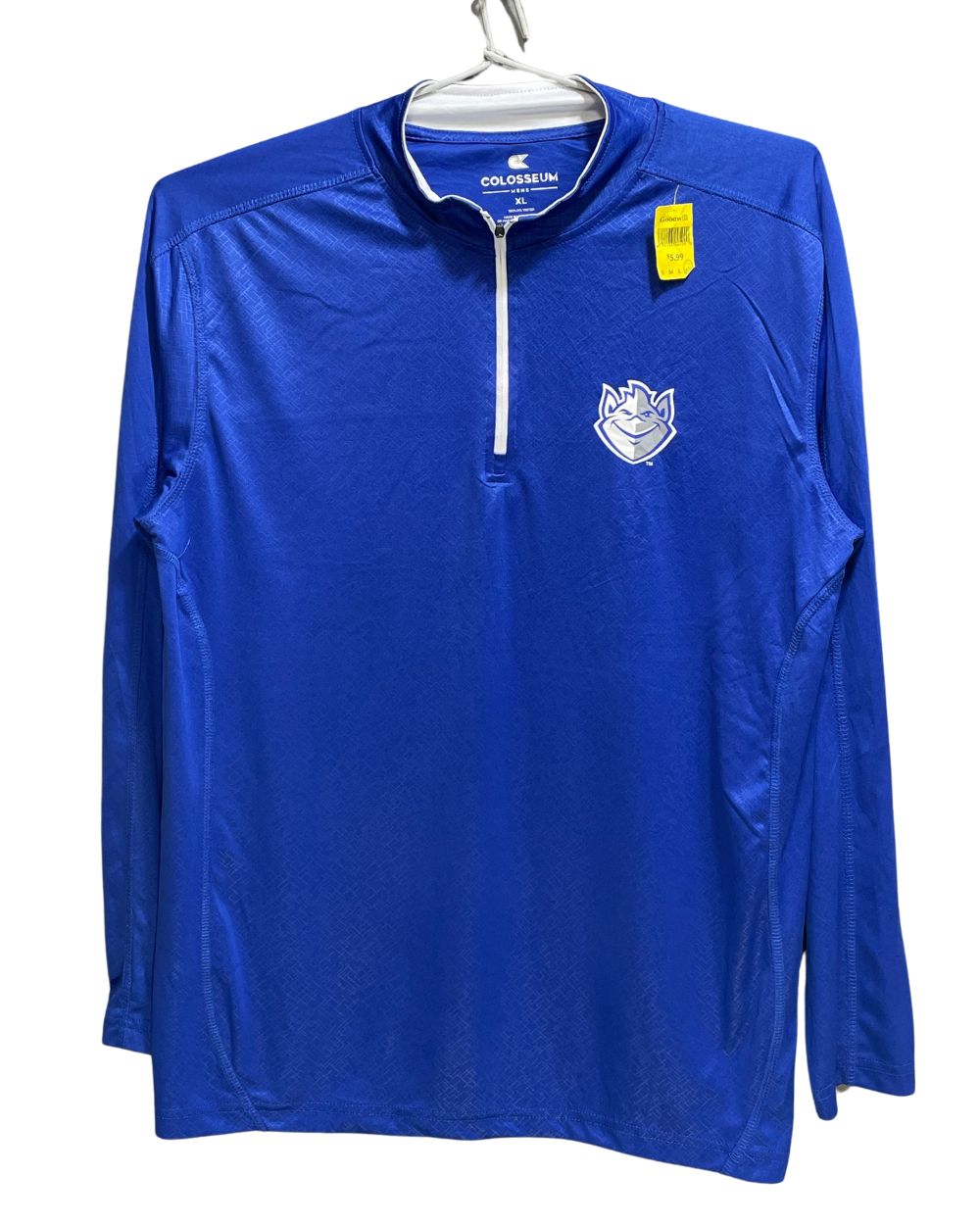 Colosseum Blue Polyester Sport Polo T Shirt For Men X Large
