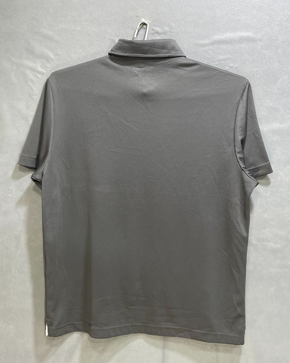 Under Armour Grey Polyester Sport Polo T Shirt For Men X Large