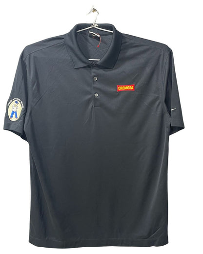 Nike Golf Black Polyester Sport Polo T Shirt For Men Large