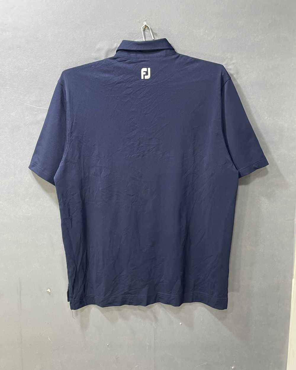 FJ Blue Polyester Sport Polo T Shirt For Men X Large