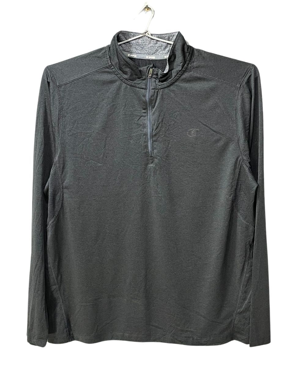 Champion Black Polyester Sport Polo T Shirt For Men Large