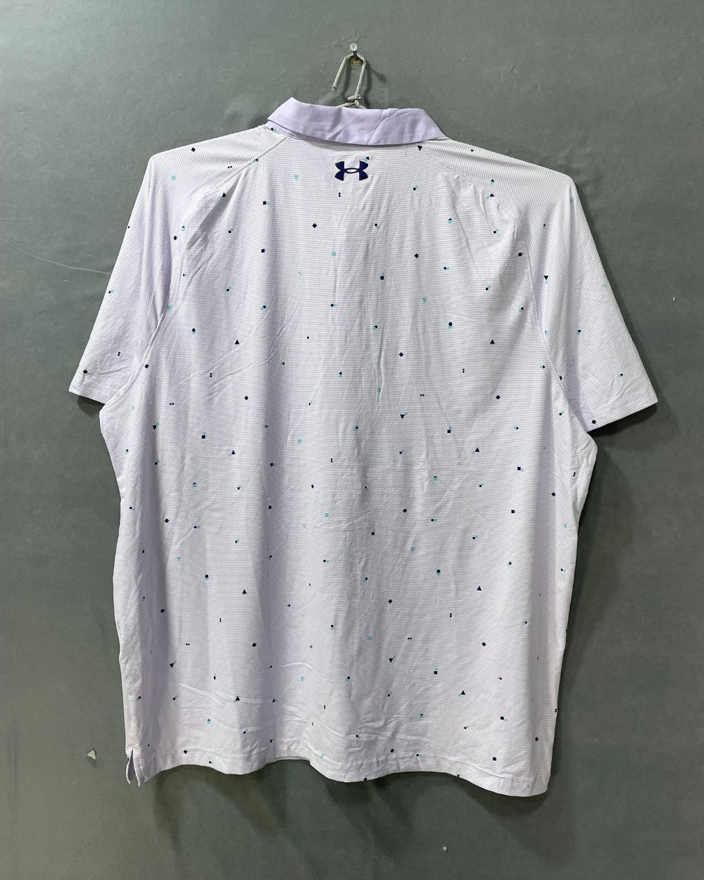 Under Armour Purple Polyester Sport Polo T Shirt For Men X Large