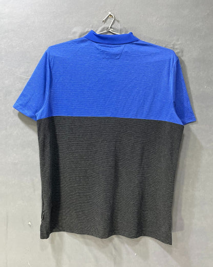 Nike Dri-Fit Blue Polyester Sport Polo T Shirt For Men XX Large