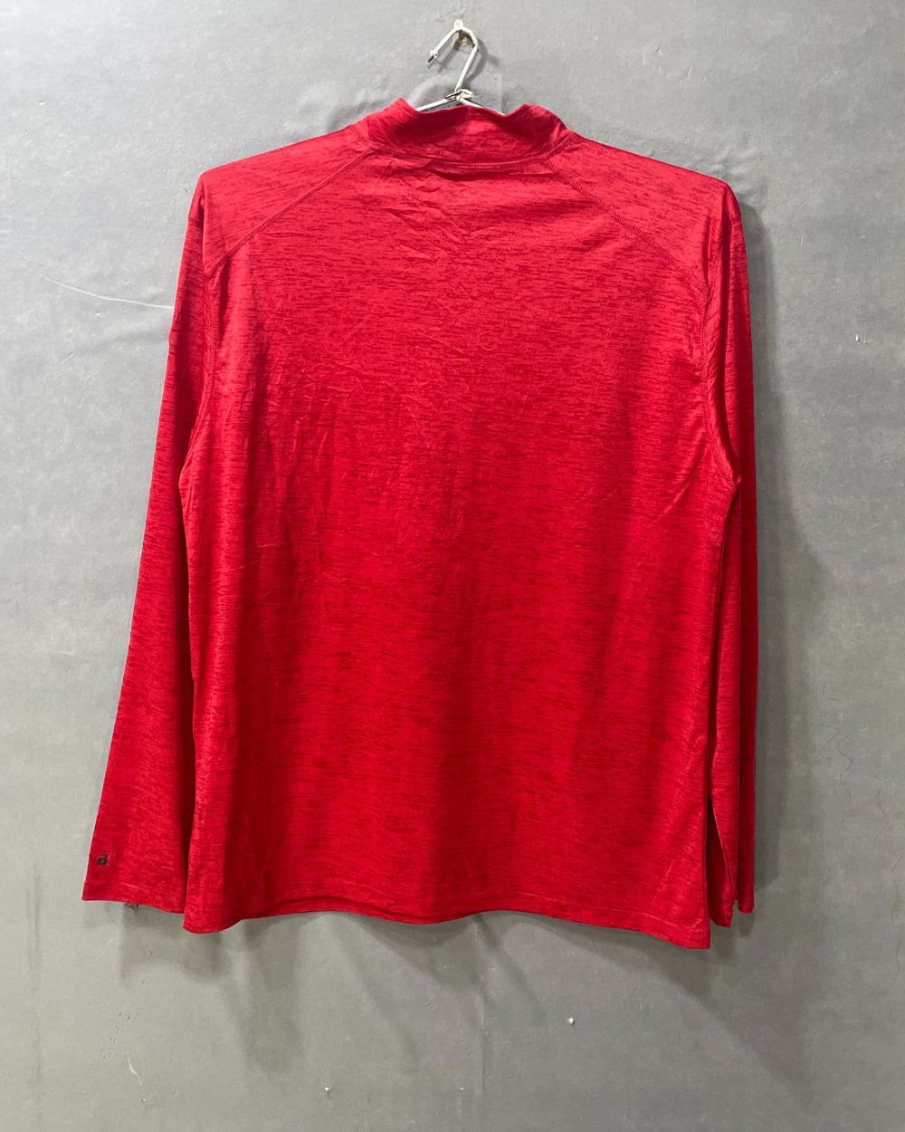 Badger Red Polyester Sport Polo T Shirt For Men X Large