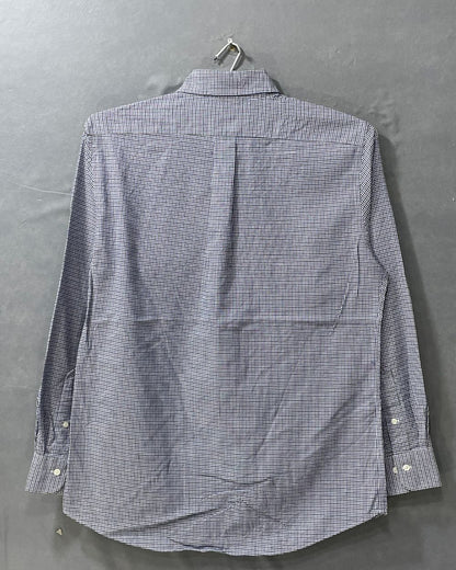 Polo Ralph Lauren Blue Cotton Shirt For Men L